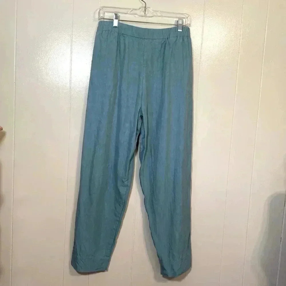 Elegant Teal Women's Trousers